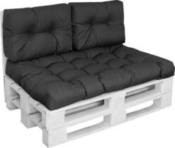 Palletkussen Comfort Waterafstotend Halve Pallet Zwart 60x40x10/20cm -Buitentuinwinkel 1200x1022 5