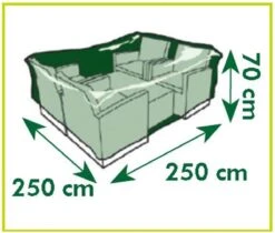 Nature - Tuinmeubelhoes - Beschermhoes Voor Loungeset - H70 X 250 X 250cm 9 Nature - Tuinmeubelhoes - Beschermhoes Voor Loungeset - H70 X 250 X 250cm -Buitentuinwinkel 1200x1022 7