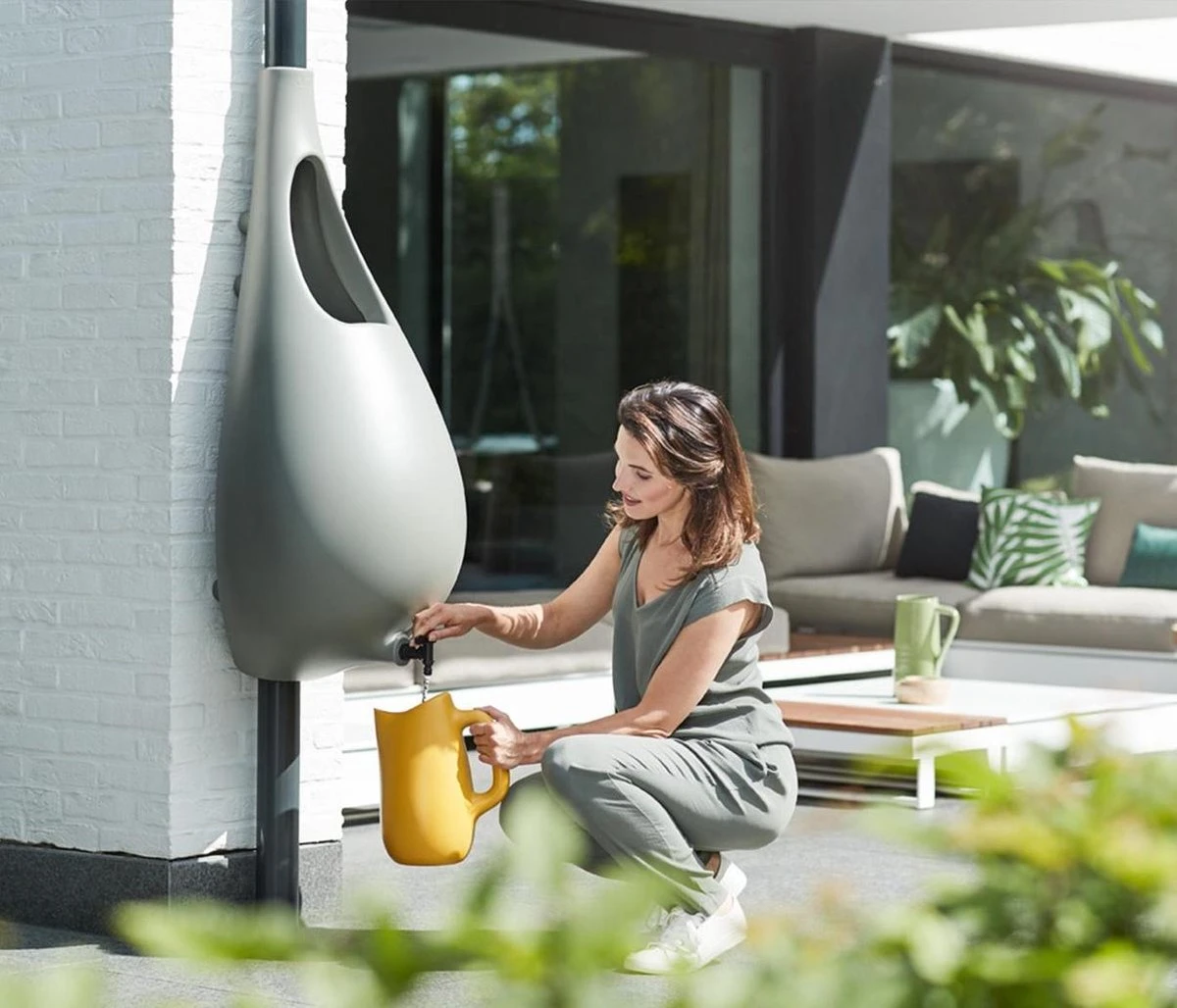 Elho Pure Raindrop 70L - Geel/Oker 8 Elho Pure Raindrop 70L - Geel/Oker - Afbeelding 6