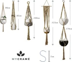 5 Stuks Luxe Jute Plantenhangers - Boho Handgeweven Katoen Hangpot Voor Binnen/Buiten - Hangende Bloempot Met Kralen - Macramé Touw/Koord Hangplant Houder - Bohemian Wandhanger Decoratie - Plant Hanger - Verticale Tuin Bloempothouder Planthanger -Buitentuinwinkel 1200x1030 1