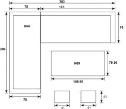 Merkloos Rivièra Original | Loungeset Hoekset Dining Set Tuinset | Wicker | Hoekbank, Hoge Tuintafel, 2 Hockers | 6 Zitplaatsen -Buitentuinwinkel 1200x1040 7