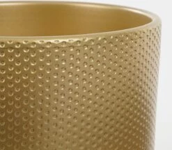 Mica Decorations Era Bloempot - H21,5 X Ø23 Cm - Reliëf - Goud -Buitentuinwinkel 1200x1047