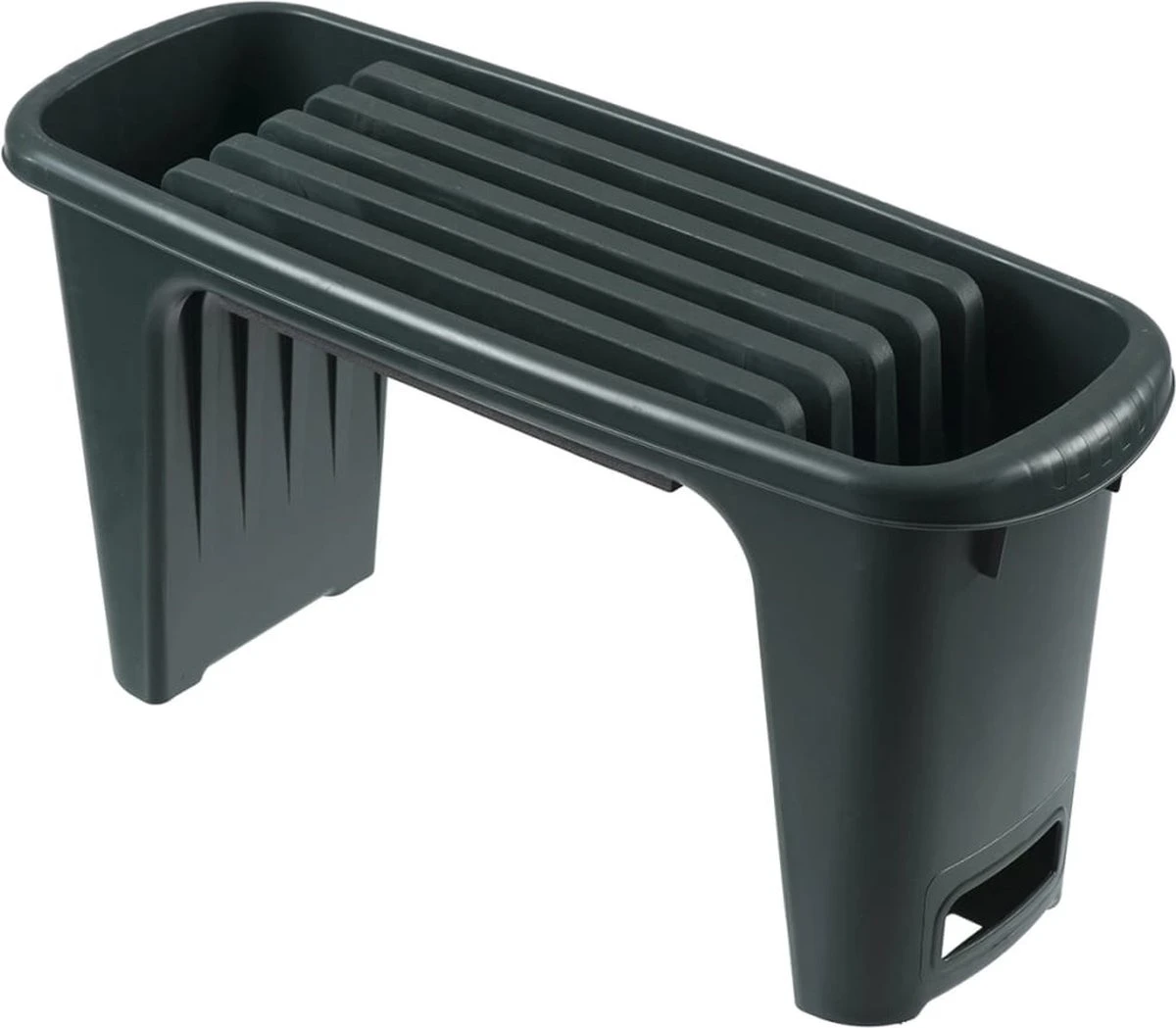 Nature - Tuinkruk 2-in-1 - Tuinzit/-knielkruk - Tuin Werkbank - Grijs - H34 X 66 X 25cm 3 Nature - Tuinkruk 2-in-1 - Tuinzit/-knielkruk - Tuin Werkbank - Grijs - H34 X 66 X 25cm