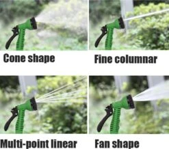 Merkloos Tuinslang - Tuinslag Flexibel - Tuinslag Flexibel 15M -15 Meter - Tuinslangen - Uitrekbaar - Met Koppelstuk - 7 In 1 Sproeikop -Buitentuinwinkel 1200x1058