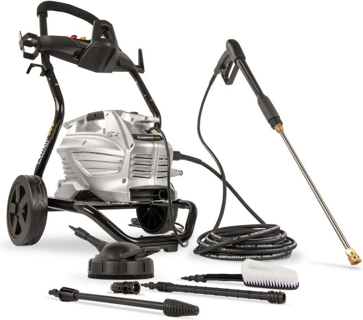 Powerplus POWXG90430 Hogedrukreiniger - 3100W - Max. 190 Bar - 660 L/h - Incl. 10m Slang En Accessoires - Excl. Terrasreiniger 3 Powerplus POWXG90430 Hogedrukreiniger - 3100W - Max. 190 Bar - 660 L/h - Incl. 10m Slang En Accessoires - Excl. Terrasreiniger