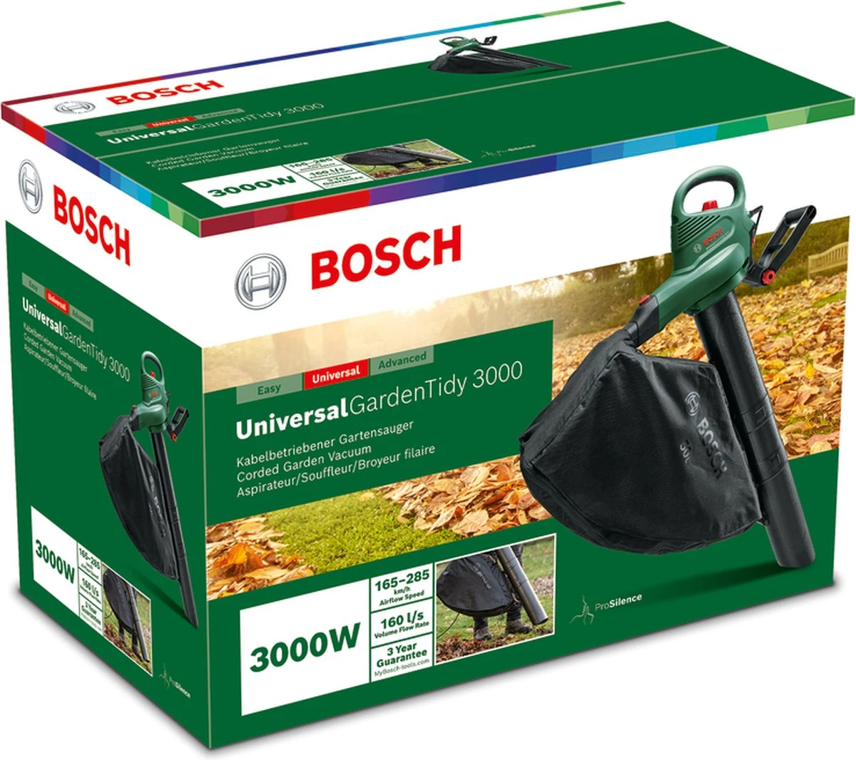 Bosch UniversalGardenTidy 3000 Bladblazer - Op Snoer - 3000 W 9 Bosch UniversalGardenTidy 3000 Bladblazer - Op Snoer - 3000 W - Afbeelding 7