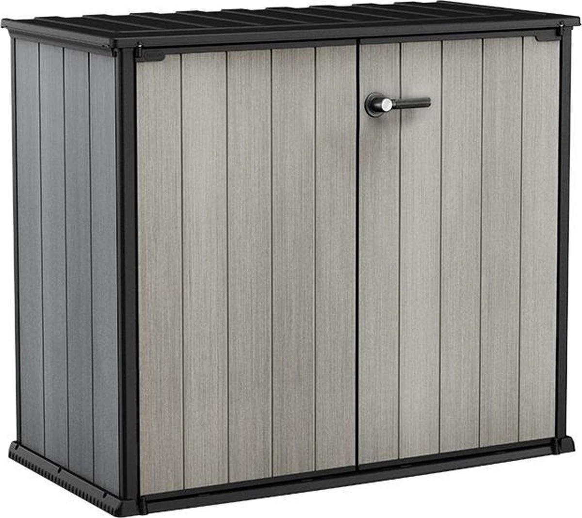 Keter Patio Store Opbergkast - 139,5x77x120cm - Grijs 4 Keter Patio Store Opbergkast - 139,5x77x120cm - Grijs - Afbeelding 2