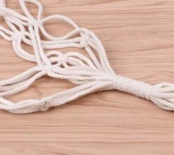 Merkloos Plantenhanger Macramé - Luxe Gevlochten Touw Katoen - 2 Stuks - Plantenpot Ophangen -Buitentuinwinkel 1200x1069