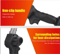 Violeworks® Accu Kettingzaag - Snoeizaag - Mini Kettingzaag - Handkettingzaag - Ook Voor Makita - Elektrische Kettingzaag - Elektrische Snoeischaar - Op Batterij - 2900 MAh - 1080W - 88V -Buitentuinwinkel 1200x1075 3