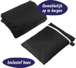 Merkloos Parasolhoes Met Rits En Trekkoord – Beschermhoes Voor Zweefparasol & Staande Parasol – Waterdicht Afdekhoes – Hoes Voor Hangparasol – Inclusief Opberghoes – Zwart - 205 Cm -Buitentuinwinkel 1200x1079 3