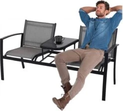 Pro Garden ProGarden Tuinbankje Met Tafel Tweepersoons 9 Pro Garden ProGarden Tuinbankje Met Tafel Tweepersoons -Buitentuinwinkel 1200x1081 1