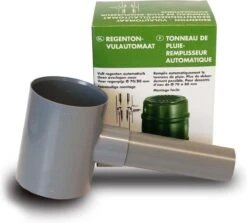 Merkloos Regenton-Vulautomaat HA - Grijs - Ø 70 - 80 Mm -Buitentuinwinkel 1200x1083