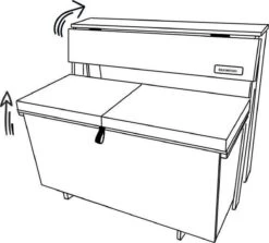 Balkonset 3in1: Bank | Tafel | Opbergruimte. Hout, Medium 95cm. -Buitentuinwinkel 1200x1085 6