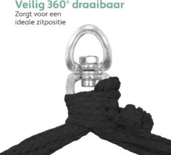 Vita5 XXL Hangstoel | Binnen&Buiten Hangnest | Incl. 2 Kussens En Boekenvak | Volwassenen&Kinderen | Hangmatstoel Tot 225kg | Donkergroen -Buitentuinwinkel 1200x1094 11