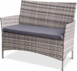 Alice's Garden Loungeset Moltès - 4 Plaatsen - Wicker - Kleine Set - Tinten Grijs/grijs -Buitentuinwinkel 1200x1113 13