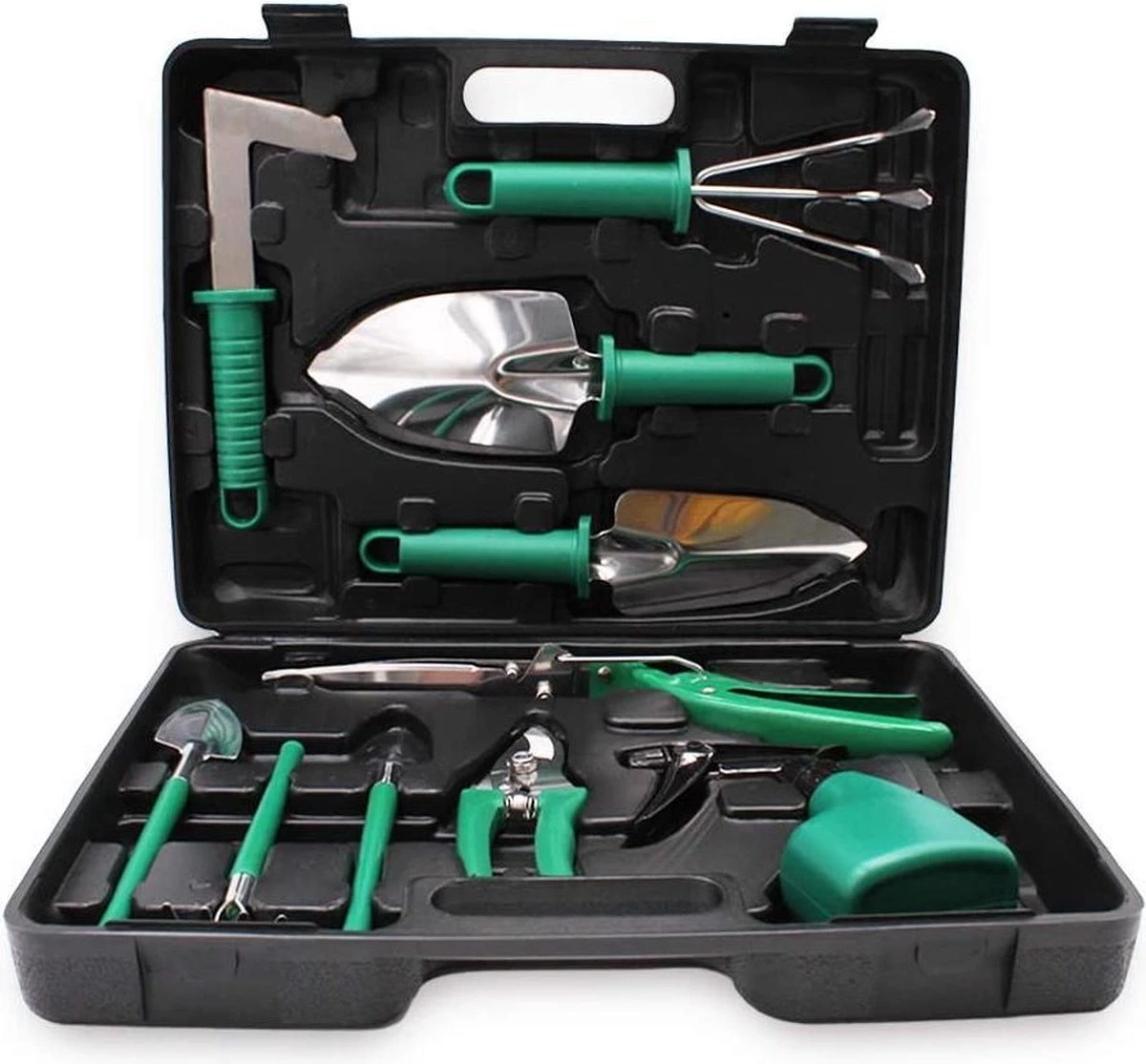 Tuingereedschap Set Tuinierset 10 Delig - Snoeischaar Tuinschaar Bloemenschaar Tuinschepje Plantenspuit Handhark 7 Tuingereedschap Set Tuinierset 10 Delig - Snoeischaar Tuinschaar Bloemenschaar Tuinschepje Plantenspuit Handhark - Afbeelding 5