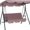 Outsunny Hollywoodschommel 3-zits Tuinschommel Schommelbank Met Dak 3 Kleuren 84A-054 -Buitentuinwinkel 1200x1116 3