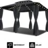 El Jardin - Partytent - 4x3 - Waterdicht Dak - Wanden - Solar - Antraciet Paviljoen -Buitentuinwinkel 1200x1116 5