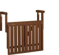 Relaxdays Balkontafel Inklapbaar - Klaptafel Balkon - Tafel Reling - Hangtafel Hout -Buitentuinwinkel 1200x1118 8