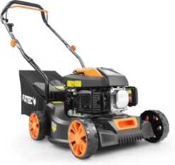 FUXTEC Grasmaaier Benzine - 41cm - 80cc - Duwmaaier - Opvangbak 45L - FX-RM4180 -Buitentuinwinkel 1200x1127 1
