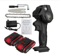 Violeworks® Accu Kettingzaag - Snoeizaag - Mini Kettingzaag - Handkettingzaag - Ook Voor Makita - Elektrische Kettingzaag - Elektrische Snoeischaar - Op Batterij - 2900 MAh - 1080W - 88V -Buitentuinwinkel 1200x1128 2
