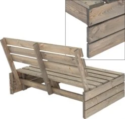 Pro Garden Palletbank - 120 Cm - 2-zits -Buitentuinwinkel 1200x1139 10