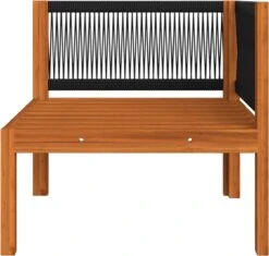 Decoways - 5-delige Loungeset Met Kussens Massief Acaciahout Crèmekleurig -Buitentuinwinkel 1200x1140 11