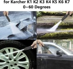 Merkloos 140 Bar Hogedrukspuitlans - Hogedrukreiniger Kärcher-opzetstuk - Verstelbare Sproeikop Voor Karcher Hogedrukreiniger - Accessoire Voor Karcher K1 K2 K3 K4 K5 K6 K7 -Buitentuinwinkel 1200x1140 8