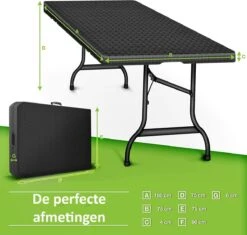 Sens Design Tuintafel Kunststof - Campingtafel Inklapbaar - Rotan-Look 13 Sens Design Tuintafel Kunststof - Campingtafel Inklapbaar - Rotan-Look -Buitentuinwinkel 1200x1142 8