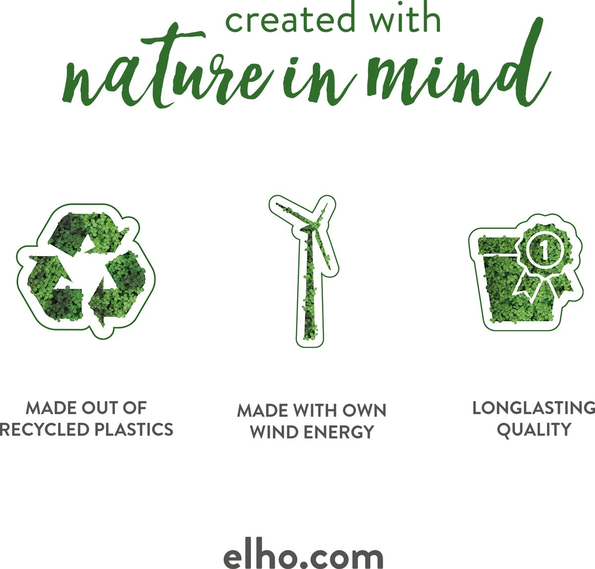 Elho The Ocean Collection Round 22cm - Bloempot Voor Binnen - 100% Gerecycled Materiaal - Gemaakt Met Zeeafval - Ø 22.3 X H 20.4 Cm - Pacifisch Groen 6 Elho The Ocean Collection Round 22cm - Bloempot Voor Binnen - 100% Gerecycled Materiaal - Gemaakt Met Zeeafval - Ø 22.3 X H 20.4 Cm - Pacifisch Groen - Afbeelding 4