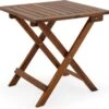 Merkloos EezyLife Houten Bijzettafel - 46x46x46cm - Acacia Hout - Tuintafel -Buitentuinwinkel 1200x1152 16