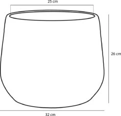 Mica Decorations Clemente Bloempot - H25,5 X Ø32 Cm - Terracotta - Goud -Buitentuinwinkel 1200x1155 2