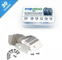 Mesjes Voor Husqvarna Automower - Reservemessen Voor Gardena Robotmaaier - 30st - RVS - Plastic Box - Megoo® -Buitentuinwinkel 1200x1155 3