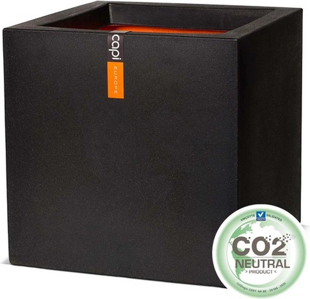 Capi Europe - Bloempot Vierkant Smooth NL - 50x50x50 - Zwart - Voor Binnen En Buiten - KBL904 16 Capi Europe - Bloempot Vierkant Smooth NL - 50x50x50 - Zwart - Voor Binnen En Buiten - KBL904 - Afbeelding 14