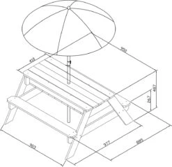 AXI Nick Zand & Water Picknicktafel In Antraciet/Bruin - Parasol Blauw/Wit - Picknick Tafel Voor Kinderen Van Hout 19 AXI Nick Zand & Water Picknicktafel In Antraciet/Bruin - Parasol Blauw/Wit - Picknick Tafel Voor Kinderen Van Hout -Buitentuinwinkel 1200x1159 6