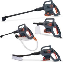 FUXTEC Hogedrukreiniger Accu 20V - Set Met Batterij (2Ah) En Lader (1A) & Accessoires -Buitentuinwinkel 1200x1165 8