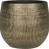 Plantenpot/bloempot In Een Strakke Modern Design Look Metal Goud Dia 22 Cm En Hoogte 20 Cm -Buitentuinwinkel 1200x1168 1