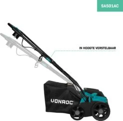 VONROC Elektrische Verticuteermachine - Gazonbeluchter – 1300W – Maaibreedte 320 Mm – 4 Dieptestanden (12/9/6/3 Mm) – Incl. 35L. Opvangbak 15 VONROC Elektrische Verticuteermachine - Gazonbeluchter – 1300W – Maaibreedte 320 Mm – 4 Dieptestanden (12/9/6/3 Mm) – Incl. 35L. Opvangbak -Buitentuinwinkel 1200x1174 7