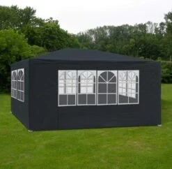 MaxxGarden Partytent - Paviljoen - 3x4m - Incl. Zijwanden - Waterdicht - Antraciet -Buitentuinwinkel 1200x1175 13