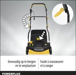 Powerplus POWXG7516 Elektrische Verticuteermachine - Mos Verwijderaar - 1800W - 360mm Maaibreedte- 45L Opvangbak - Incl. Gazonbeluchter/grasbeluchter -Buitentuinwinkel 1200x1179 15