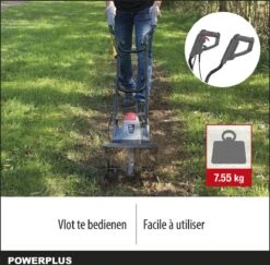 Powerplus POWEG7010 Tuinfrees - 1050W - Werkbreedte 320mm - Werkdiepte Max. 220mm - Incl. 4 Messen 13 Powerplus POWEG7010 Tuinfrees - 1050W - Werkbreedte 320mm - Werkdiepte Max. 220mm - Incl. 4 Messen -Buitentuinwinkel 1200x1180 1