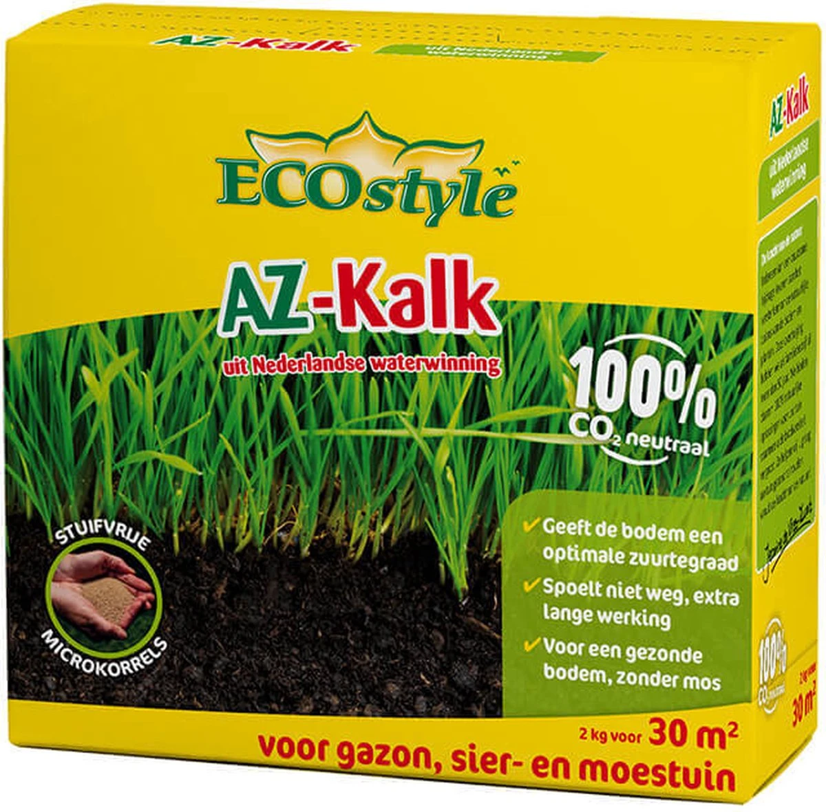 ECOstyle AZ Kalk Micro Korrel – Voor Gazon, Sier- En Moestuin - Corrigeert Zuurgraad Direct En Langdurig - Werkt Tegen Mos - CO2-Neutraal – 70 M² - 5 KG 9 ECOstyle AZ Kalk Micro Korrel – Voor Gazon, Sier- En Moestuin - Corrigeert Zuurgraad Direct En Langdurig - Werkt Tegen Mos - CO2-Neutraal – 70 M² - 5 KG - Afbeelding 7