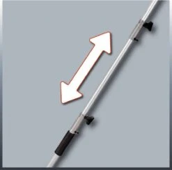 Einhell Telescoop Heggenschaar GC-HH 9048 (900 W - Snijkop Kantelbaar - Metalen Tandwielaandrijving - Telescopische Geleidesteel 50 Cm Verlengbaar - Extra Verstelbare Handgreep - Inclusief Draagriem) -Buitentuinwinkel 1200x1184 12