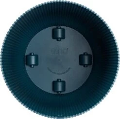 Elho Vibes Fold Rond Wielen 35 - Bloempot Voor Binnen - Ø 34.9 X H 32.4 Cm - Diepblauw -Buitentuinwinkel 1200x1184 4