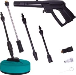 VONROC PRO Hogedrukreiniger V25-2 – 2500W – 195 Bar – 468 L/h – Duurzame Inductiemotor – Incl. 8m Slang, Slanghaspel, Terrasreiniger, Reinigingstank En Meer -Buitentuinwinkel 1200x1185 4