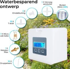Automatisch Bewateringssysteem Voor Kamerplanten Met Pomp – Waterdruppelaar – Watergeefsysteem– Planten Watergever 13 Automatisch Bewateringssysteem Voor Kamerplanten Met Pomp – Waterdruppelaar – Watergeefsysteem– Planten Watergever -Buitentuinwinkel 1200x1186 1