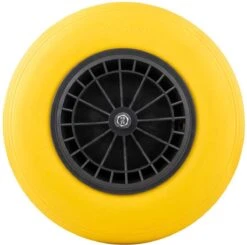 GARDENGEAR Kruiwagenwiel 4.00-8 Pu Plastic Geel -Buitentuinwinkel 1200x1189 2