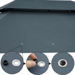 Casaria Paviljoen Topas 3x4m - UV-bescherming 50+ - Antraciet 22 Casaria Paviljoen Topas 3x4m - UV-bescherming 50+ - Antraciet -Buitentuinwinkel 1200x1195 25