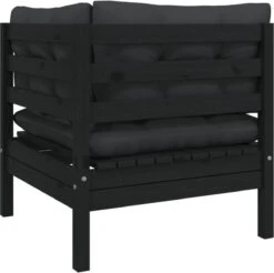 VidaXL 3-delige Loungeset Met Kussens Massief Grenenhout Zwart -Buitentuinwinkel 1200x1195 27