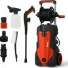 Merkloos Home Hogedrukreiniger - 2100W - 165 Bar - Met Verstelbare Nozzles Slanghaspel 5m Netsnoer 10m Slang - Voor Reiniging Huis Auto Tuin -Buitentuinwinkel 1200x1196 14